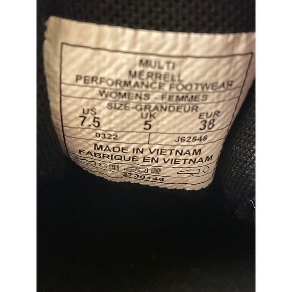 Merrell Women's Size 7.5 Alpine‎ J62546 Colorblock Sneaker Hiking Suede Retro - Picture 8 of 8